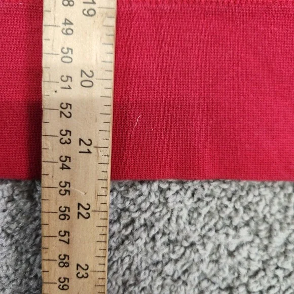 Abercrombie & Fitch Hoodie Womens‎ Large Red Authentic Vintage Sweatshirt Moose - Picture 12 of 13